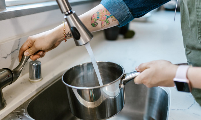 water for cooking